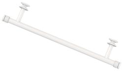 Полка прямая Сунержа 370 мм для полотенцесушителя, цвет белый