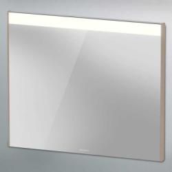 Зеркало Duravit Brioso, 82х70х4,5 см с LED/ЛЕД-подсветкой, прямоугольное, подвесное/настенное, цвет рамы: сосна терра, сенсорный выключатель, диммер, для ванной