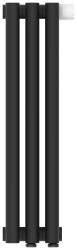 Радиатор отопления Сунержа Эстет-1 EU50 правый 500х135 3 секции, цвет тёмный титан муар, нижнее правое подключение, нержавеющая сталь, трубчатый