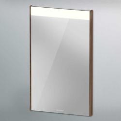 Зеркало Duravit Brioso, 42х70х4,5 см с LED/ЛЕД-подсветкой, прямоугольное, подвесное/настенное, цвет рамы: сосна терра, сенсорный выключатель, диммер, для ванной