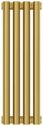 Радиатор отопления Сунержа Эстет-11 500х180 4 секции, цвет золото, универсальное подключение, нержавеющая сталь, трубчатый