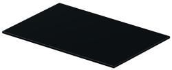Полка Duravit DuraSquare для металлической консоли под раковину, размер 57х31 см, цвет: черный, стеклянная, прямоугольная, вставка, для раковины, в ванную комнату