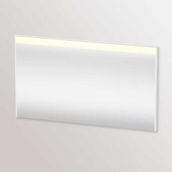 Зеркало Duravit Brioso, 122х70х3,5 см с LED/ЛЕД-подсветкой, прямоугольное, подвесное/настенное, цвет рамы: белый матовый, настенный выключатель, для ванной