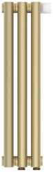 Радиатор отопления Сунержа Эстет-1 EU50 правый 500х135 3 секции, цвет матовая шампань, нижнее правое подключение, нержавеющая сталь, трубчатый