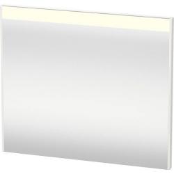 Зеркало Duravit Brioso, 82х70х4,5 см с LED/ЛЕД-подсветкой, прямоугольное, подвесное/настенное, цвет рамы: белый глянец, сенсорный выключатель, диммер, для ванной