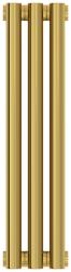 Радиатор отопления Сунержа Эстет-00 500х135 3 секции, цвет золото, универсальное подключение, нержавеющая сталь, трубчатый
