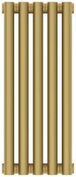 Радиатор отопления Сунержа Эстет-00 500х225 5 секций, цвет матовое золото, универсальное подключение, нержавеющая сталь, трубчатый