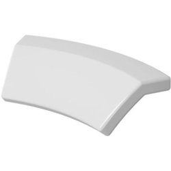 Подголовник Duravit для ванны Darling New, белый, размер: 38 см, полиуретан, трапециевидный, комплектующие, аксессуар, универсальный