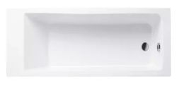 Ванна акриловая Pestan Veedi Anica, 160х70 см, акриловая, цвет- белый, (без гидромассажа, рамы, фронтальной панели), слив-перелив, прямоугольная