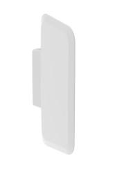 Разделительная панель для писсуаров Geberit Basic, 76х7,6х42 см, пластик, настенная, универсальная, цвет: альпийский белый,  прямоугольная, дюропласт (пластик), правостороннее/левостороннее, для писсуаров