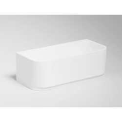 Панель фронтальная Excellent Lumina (2 части) для ванны, 190х56 см, полистирол, цвет: белый, (экран для ванны Be Spot) овальная, фронтальная панель, левая/правая, левосторонняя/правосторонняя, универсальная, для ванны