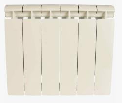 Радиатор Global Style Plus 350/6 биметаллический, боковое подключение, для отопления квартиры, дома, водяные, мощность 852 Вт, настенный, цвет белый