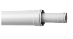Удлинение коаксиальное Baxi диаметр DN60/100 L=1000 мм для трубы дымохода котла, газовой колонки, частного дома, бани, PPR, полипропилен (Бакси)