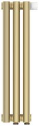 Радиатор отопления Сунержа Эстет-11 EU50 500х135 3 секции, цвет матовое золото, нижнее подключение, нержавеющая сталь, трубчатый