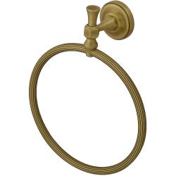 Кольцо для полотенец Migliore Fortuna, одинарное, настенный, металлический, форма округлая, для полотенец, в ванную/туалет/душевую кабину, цвет бронза