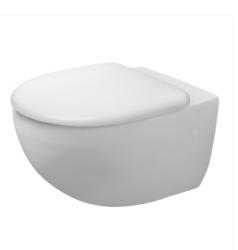 Унитаз Duravit Architec HygieneGlaze 36,5х57,5 см, подвесной, цвет белый, санфарфор, овальный, горизонтальный (прямой) выпуск, под скрытый бачок/инсталляцию, ободковый, без сиденья, антибактериальное покрытие, для туалета/ванной комнаты