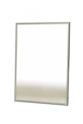 Зеркало Sintesi KANTO BLACK, 70х100 см, с LED/ЛЕД-подсветкой, прямоугольное, выключатель сенсорный, навесное/подвесное/настенное