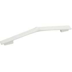 Ручка-скоба для тумбы BelBagno Aurora, металл, цвет: белый матовый, для мебели, ручка, 22,1 см, прямоугольная, в ванную комнату, мебельная