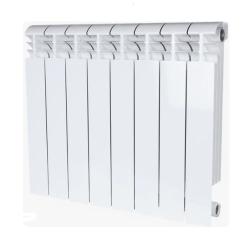 Радиатор STOUT VEGA 500/8 биметаллический, боковое подключение, для отопления квартиры, дома, водяные, мощность 1496 Вт, настенный, цвет белый