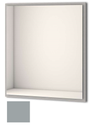 Зеркало Cezares Tiffany 98, 98х90 см, с LED/ЛЕД-подсветкой, цвет: серое облако, прямоугольное, с системой антизапотевания, для ванны