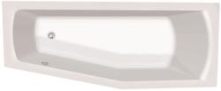 Ванна акриловая C-Bath Nika, 170х70 см, акриловая, цвет- белый, (без гидромассажа, рамы, фронтальной панели), слив-перелив, ассиметричная, правосторонняя, правая