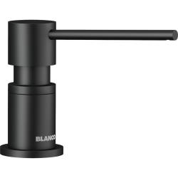 Дозатор для жидкого мыла BLANCO Lato 31,4х3,4 см, встраиваемый, для кухонных моек, нержавеющая сталь, цвет черный матовый , емкость дозатора объемом 0,3 л, устанавливается на мойку