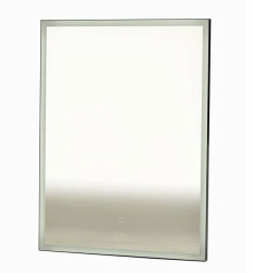 Зеркало Sintesi KANTO BLACK, 60х80 см, с LED/ЛЕД-подсветкой, прямоугольное, выключатель сенсорный, навесное/подвесное/настенное