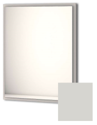 Зеркало Cezares Tiffany 73, 73х90 см, с LED/ЛЕД-подсветкой, цвет: серое облако, прямоугольное, с системой антизапотевания, для ванны