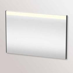 Зеркало Duravit Brioso, 102х70х3,5 см с LED/ЛЕД-подсветкой, прямоугольное, подвесное/настенное, цвет рамы: дуб черный, настенный выключатель, для ванной