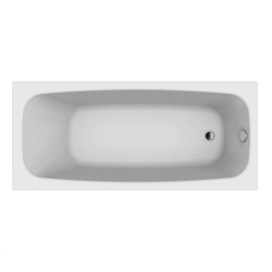 Ванна BERGES NELU 1800x800 мм, акриловая, цвет белый, универсальная, пристенная, (без гидромассажа, рамы, сифона, фронтальной панели) прямоугольная