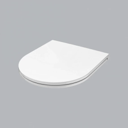 Cидение для унитаза AM.PM Spirit V2.0, 36,3х41,1х3,85 см, дюропласт, цвет- белый, с крышкой, Soft Close (микролифт), округлое