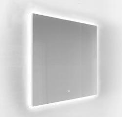 Зеркало Silver Мirrors Алмина, 100х80 см, с LED/ЛЕД-подсветкой, прямоугольное, выключатель сенсорный с функцией диммера, для ванны