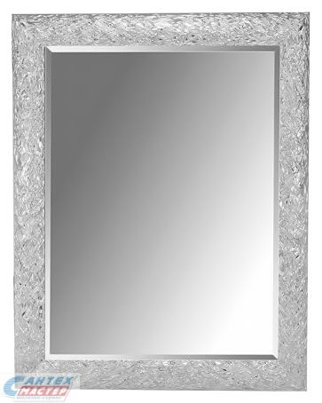 Зеркало Boheme Linea 535 75x95 настенное белое серебро