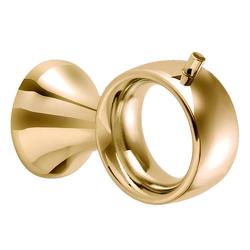 Крючок Webert Opera настенный, латунный, форма круглая, для полотенец в ванную/туалет/душевую кабину, цвет бронза