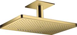 Верхний душ AXOR ShowerSolutions 460/300 2jet, с потолочным подсоединением, потолочный монтаж, прямоугольный, с 2 режимами, размер 46,6х30 см, металлический, цвет: полированное золото, для душа/ванной