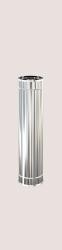 Труба для дымохода DN115, L500, 0.5 мм Теплодар Ультра, одностенная, из нержавейки AISI 304
