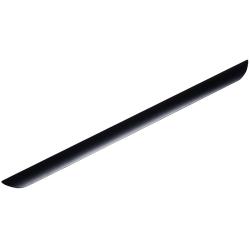 Ручка для тумбы Cezares Skyline 64, алюминий, цвет: черный, для мебели, ручка, 64 см, прямоугольная, в ванную комнату, мебельная
