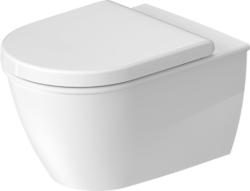 Унитаз Duravit Darling New 37х54 см, подвесной, цвет белый, санфарфор, овальный, горизонтальный (в стену) выпуск, под скрытый бачок/инсталляцию, ободковый, без сиденья, для туалета/ванной комнаты