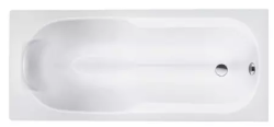 Ванна акриловая Pestan Veedi Ina, 160х70 см, акриловая, цвет- белый, (без гидромассажа, рамы, фронтальной панели), слив-перелив, прямоугольная, пристенная, левосторонняя/правосторонняя, левая/правая, универсальная