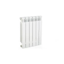 Радиатор алюминиевый Lammin Premium  AL500-80- 6 (6 секций), боковое подключение, настенный, белый