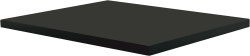 Столешница Deante Correo, для консоли, модальная система, 367х267х13 мм, искусственный камень, прямоугольная, цвет: черный
