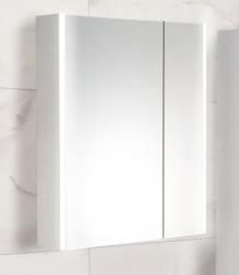 Шкаф зеркальный Roca Up 67,8х81 см, белый глянец, с сенсорным выключателем и розеткой, с подсветкой, две створки ZRU9303016