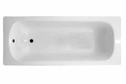Ванна Loranto 170х70 см, стальная, без отверстия под ручки (без ручек), с ножками, цвет- белый, эмалированная, без антискольжения, пристенная