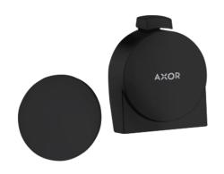 Слив-перелив Axor (внешняя часть набора) для ванны , крышка/предохранительная пробка, металл, цвет матовый черный, круглый