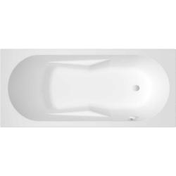 Ванна Riho Lazy PLUG & PLAY, 170х75 см, акриловая, цвет- белый, (без гидромассажа, сифона), прямоугольная, правосторонняя, правая, пристенная