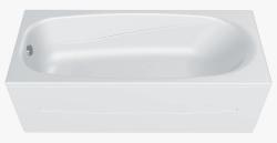 Ванна акриловая OVIVA Base 170х70х40 см, пристенная, акрил, цвет- белый, (без гидромассажа, рамы, сифона, фронтальной панели), прямоугольная