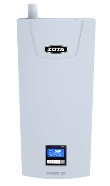 Котел электрический Zota Smart SE 33 кВт, 380В, (330 кв. м2) одноконтурный, настенный (ЖК дисплей), цвет белый, для контура отопления
