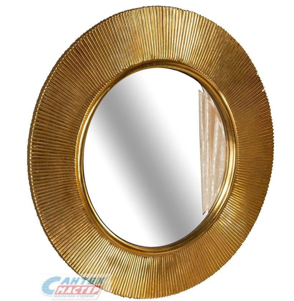 Зеркало Boheme Shine 528-G(SL) D82 настенное золото серебро