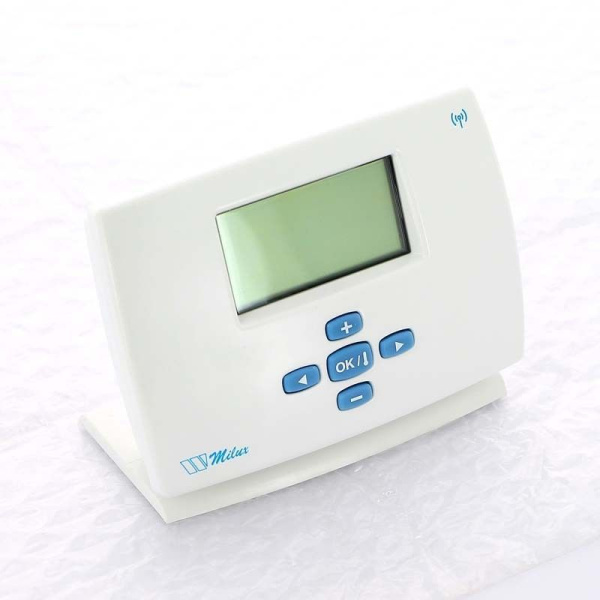 Терморегулятор комнатный электронный Stout Milux-RF weekly (радио),для теплого пола,термостат STE-0003-000003