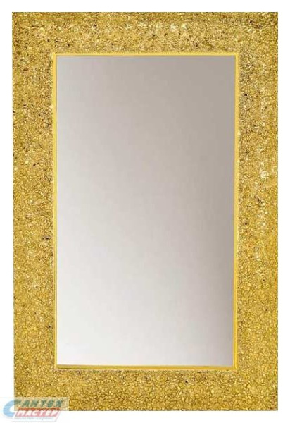 Зеркало Boheme Ajur 536 60х90 с подсветкой золото